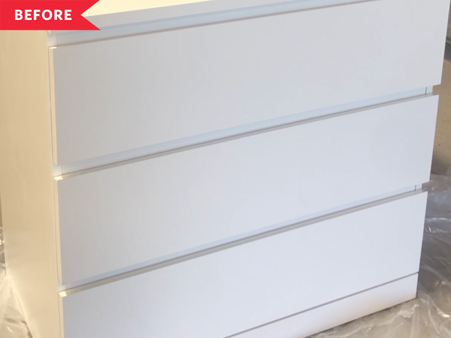 Adding legs outlet to malm dresser